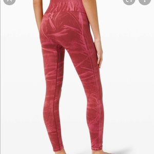 Lululemon ebb to street tight wash leggings